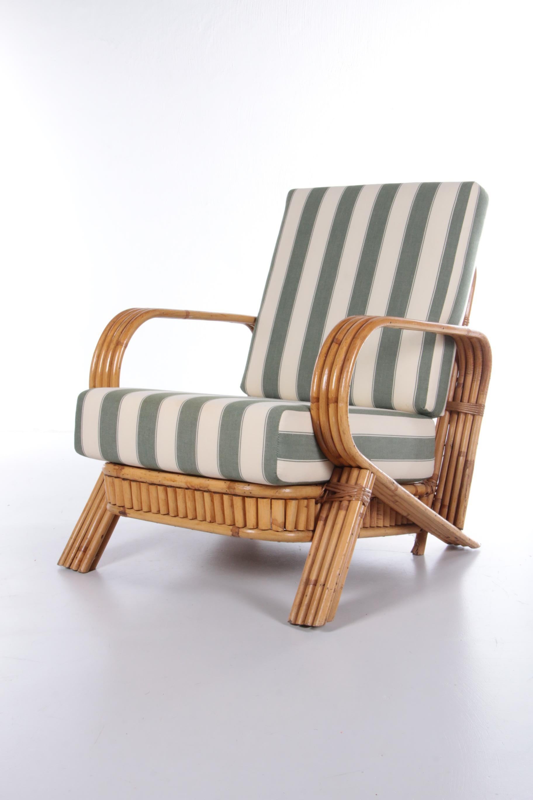Mid-20th Century Vintage Set of Bamboo Lounge Armchairs by Paul Frankl, 1960s