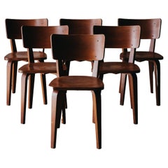Vintage Set of Bentwood Dining Chairs from France, circa 1950