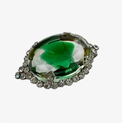 Vintage set of clips and brooch / pendant