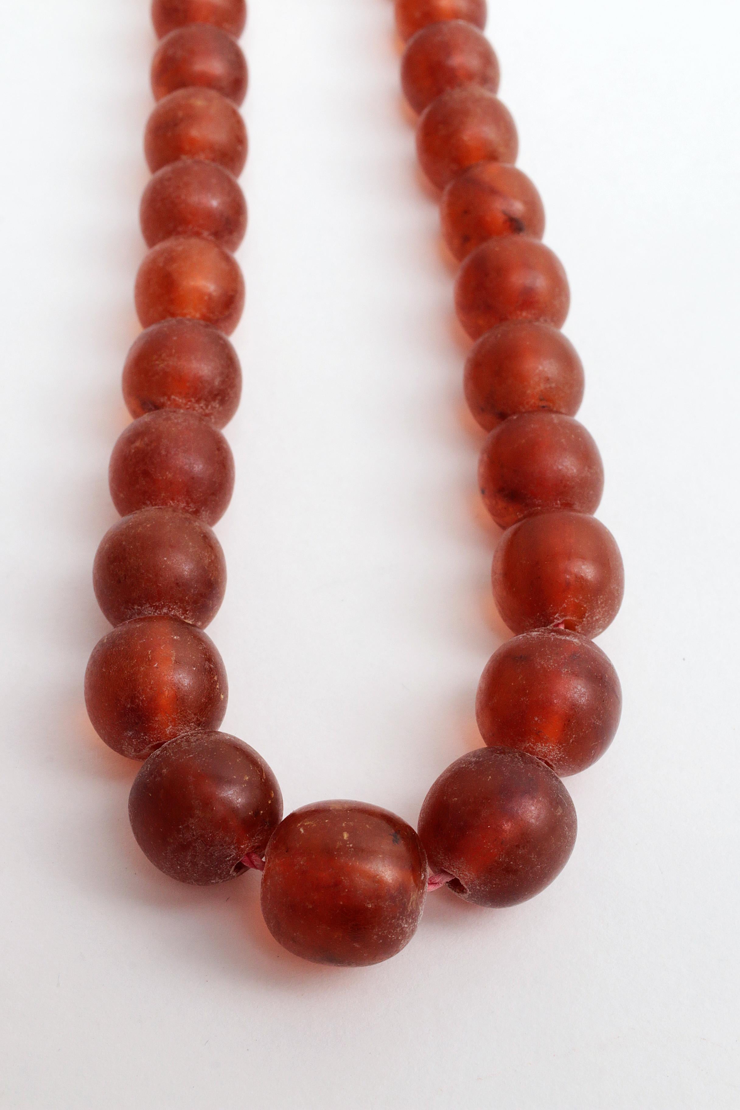 Baltic Vintage Set of Four Amber Necklaces, 1960s For Sale