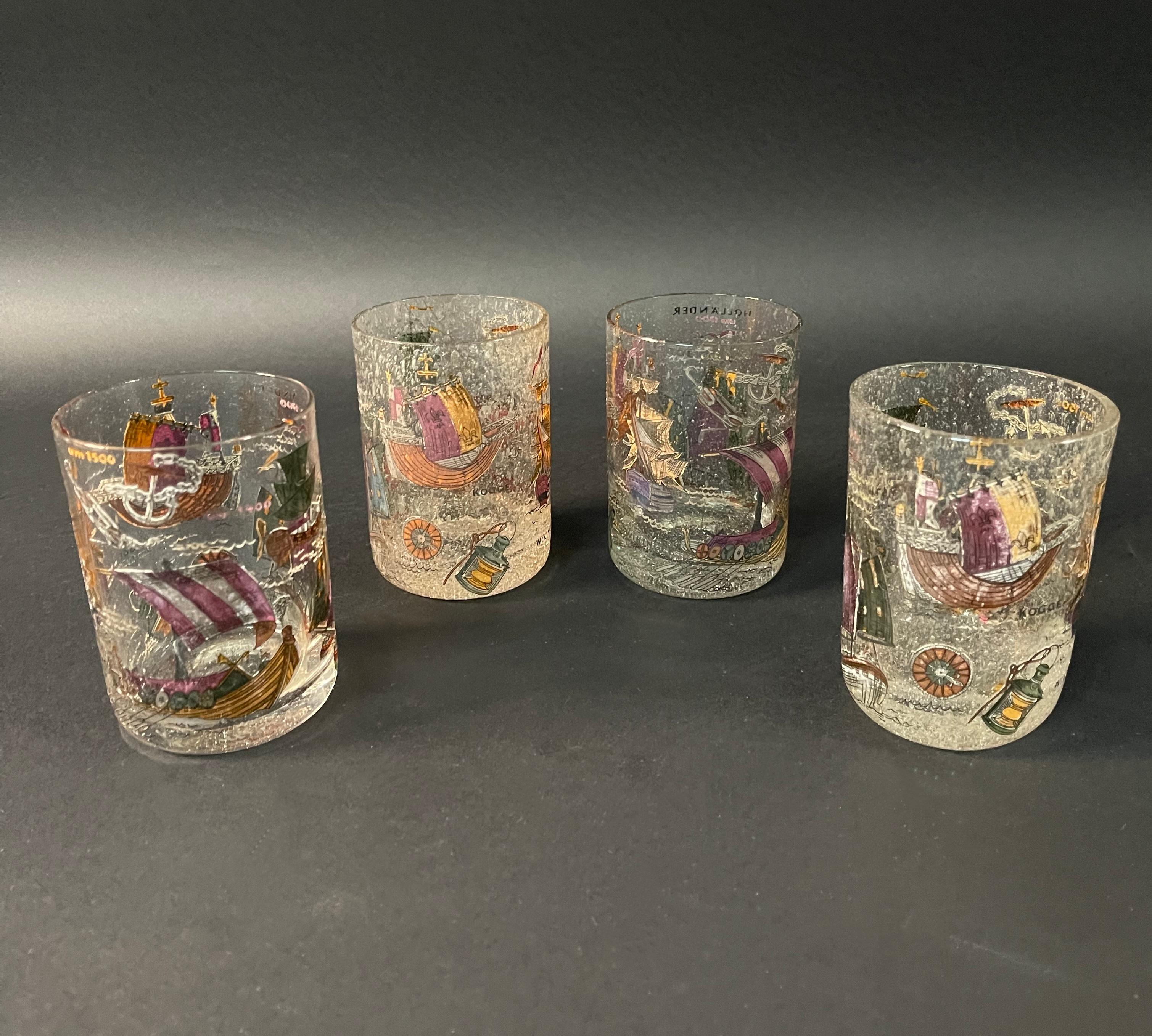 Vintage By Vierer-Set exklusive Whiskey-Gläser im Angebot