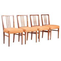 Ensemble vintage de quatre chaises de salle à manger Gordon Russell, pour Heal's, années 1950, Angleterre
