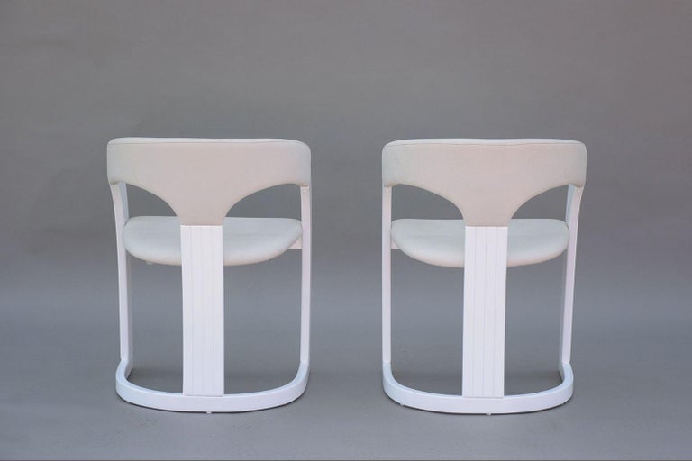 Vintage Set of Four Italian Dining Chairs For Sale 5