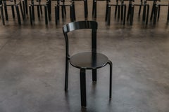 Vintage Set Of Fourteen Bruno Rey Dining Chairs, From Switzerland Circa 1970