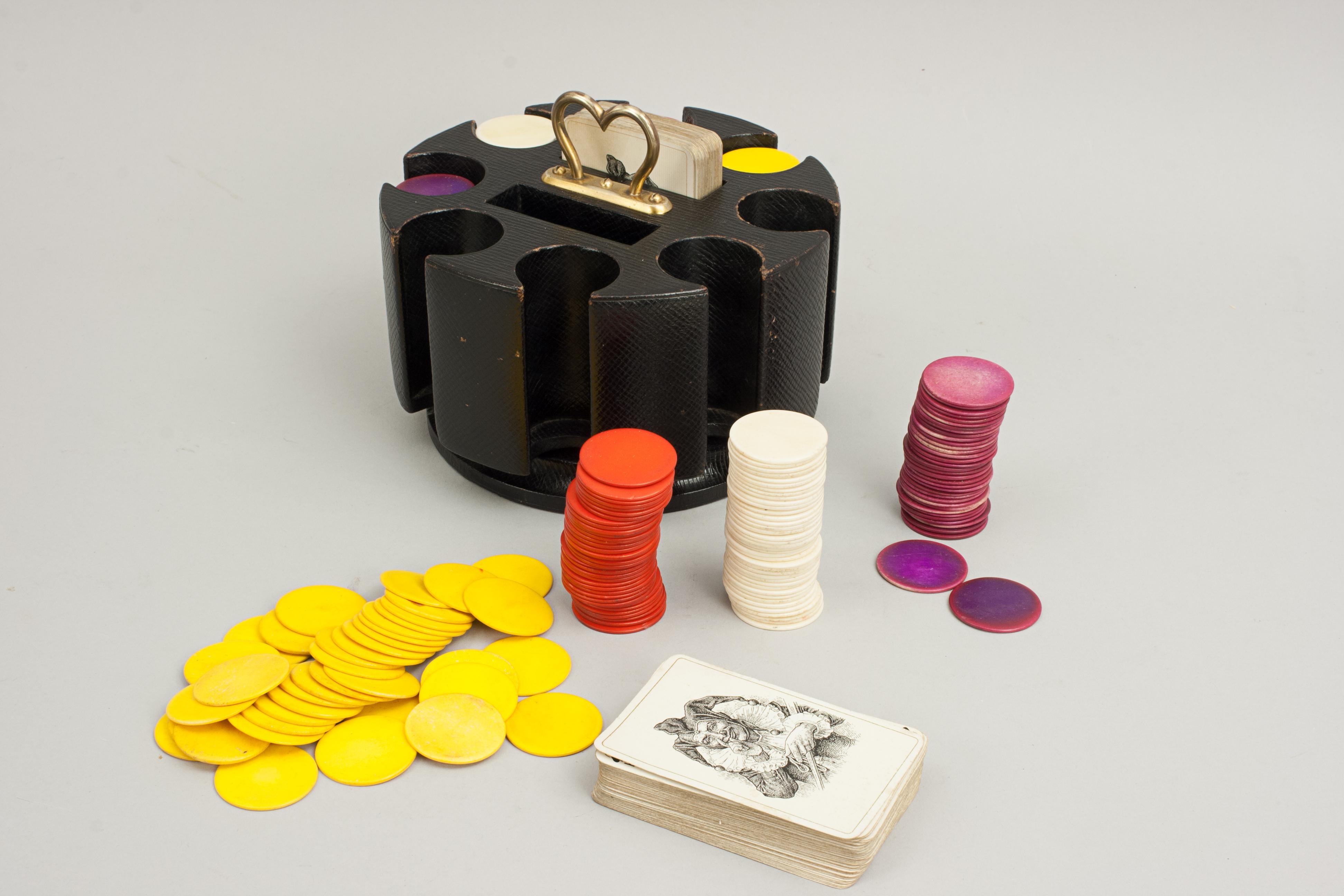 Vintage Set of Gaming Chips, Poker, Roulette 2