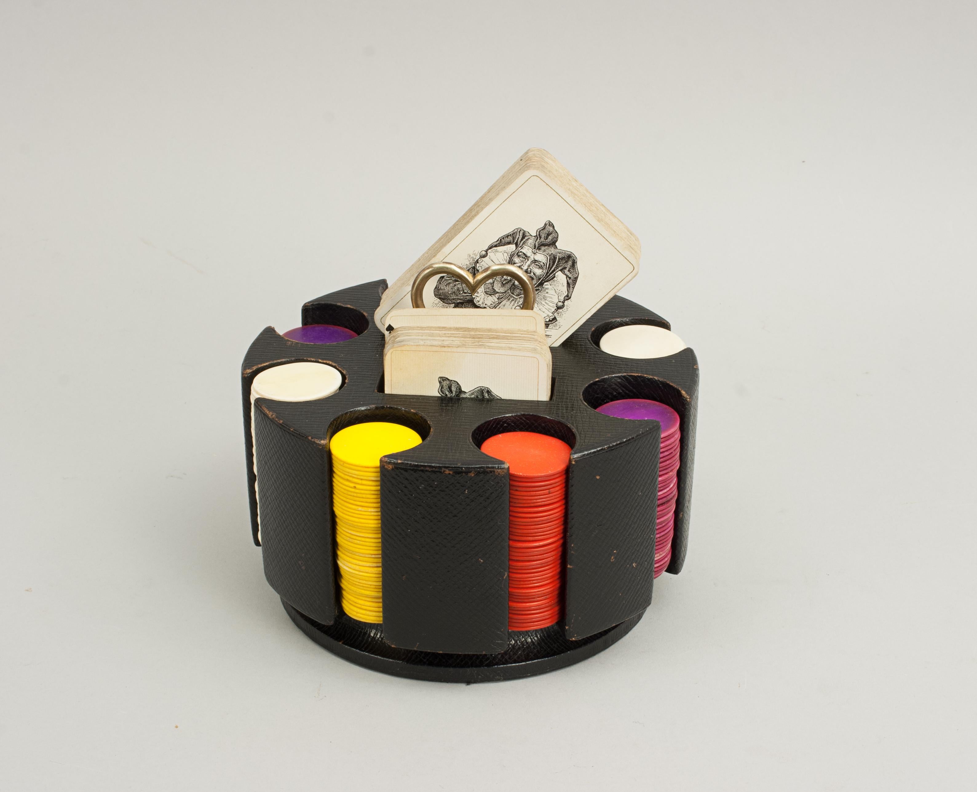 Vintage Set of Gaming Chips, Poker, Roulette 4