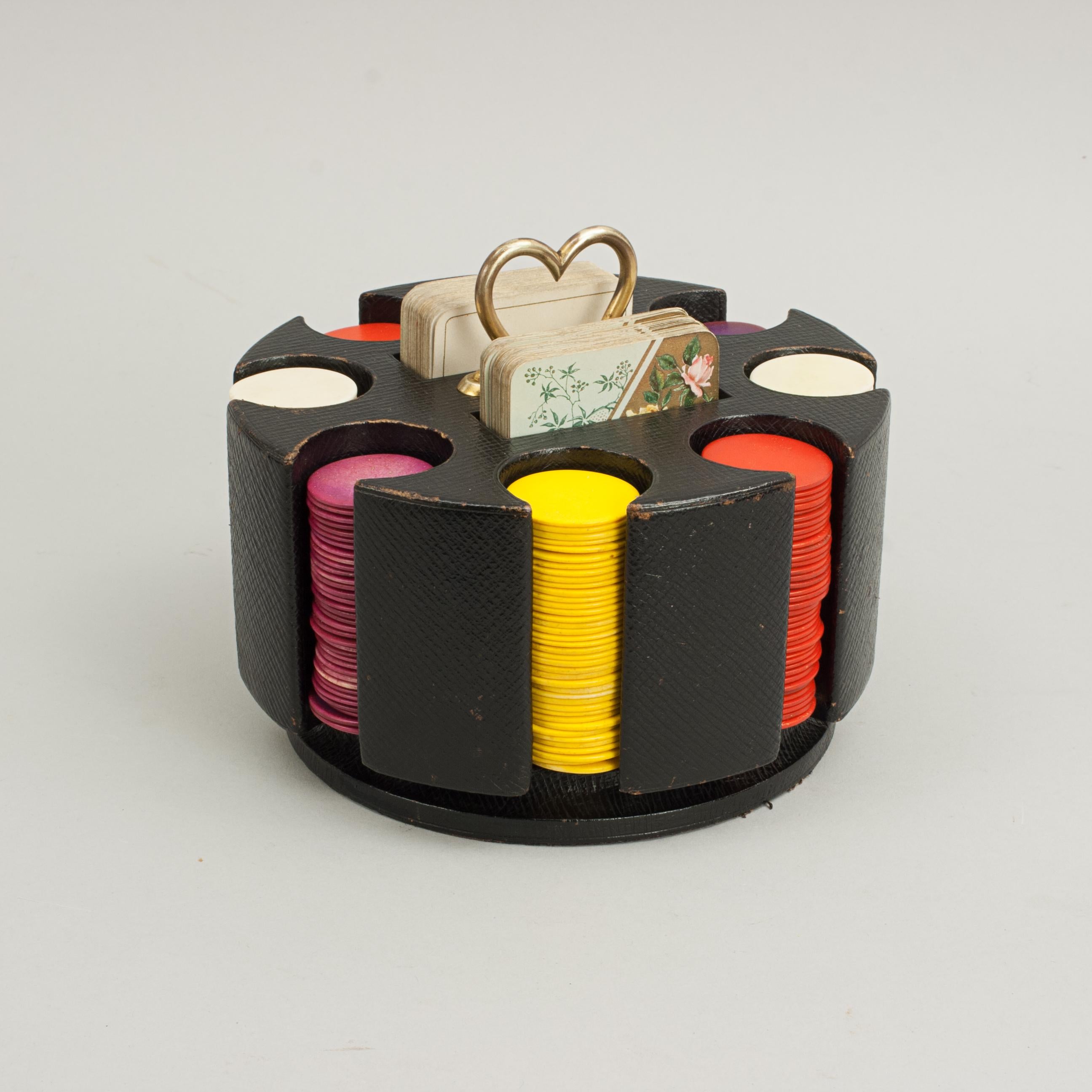 Vintage Set of Gaming Chips, Poker, Roulette 6