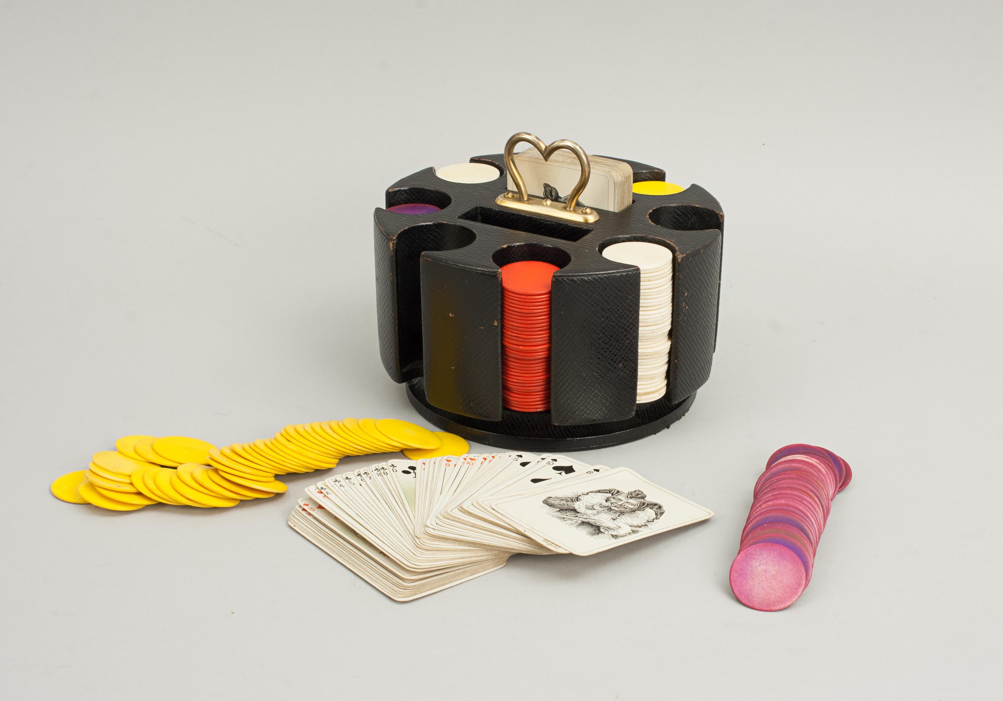 Vintage Set of Gaming Chips, Poker, Roulette 1