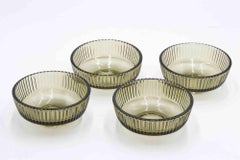 Ensemble vintage de bols de service en verre, 1970