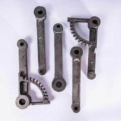 Vintage Set Of Heavy Weight Machine Parts - Cast