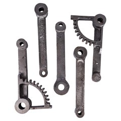 Vintage Set Of Heavy Weight Machine Parts - Cast