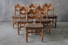 Vintage Set of Henning Kjaernulf 'Razor' Dining Chairs from Denmark, 1960s