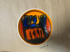 Vintage Set of Mid-Century Poole Art Pottery Saucers, UK