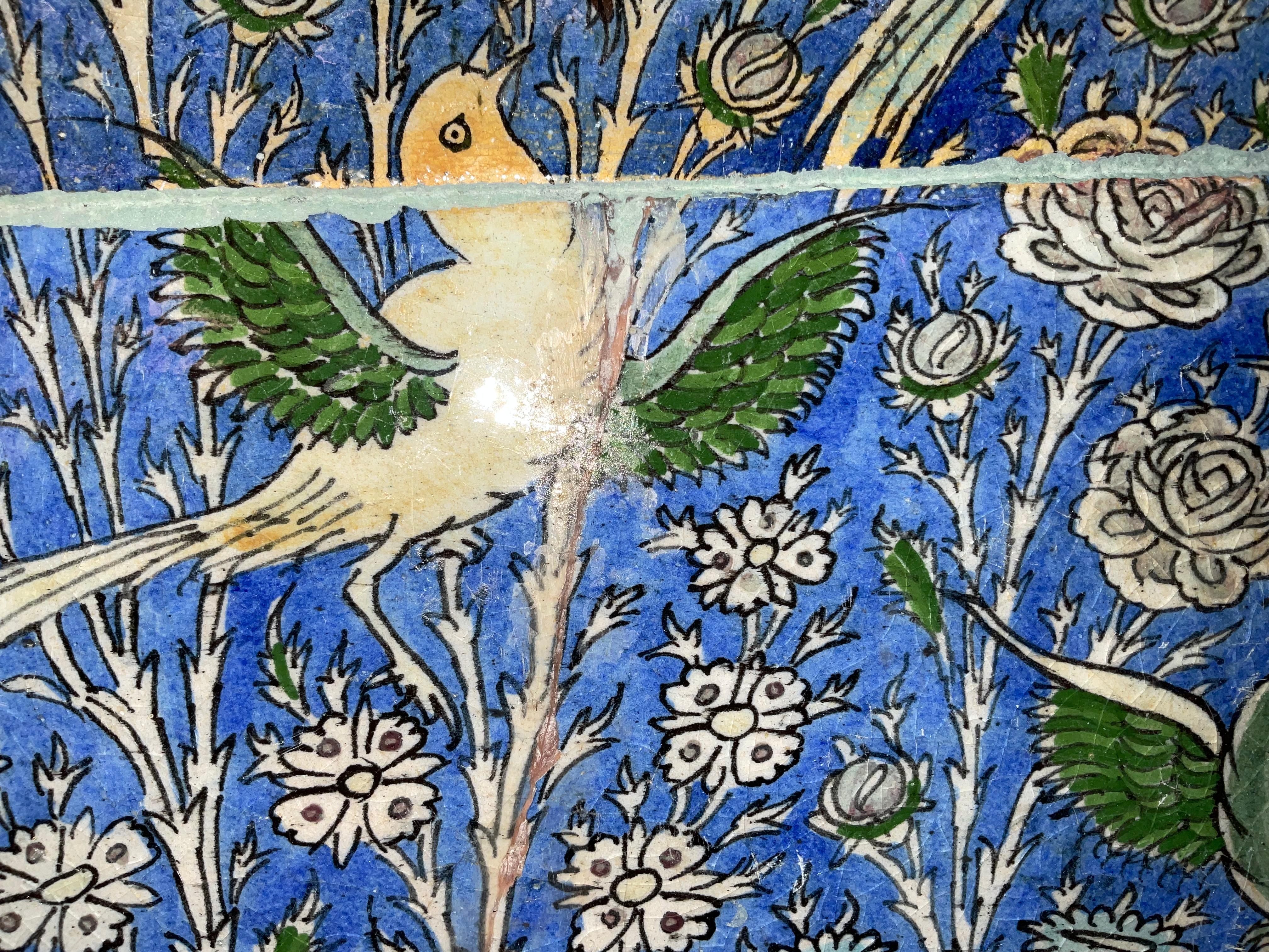 Vintage Set of Persian Tile Wall Hanging For Sale 3