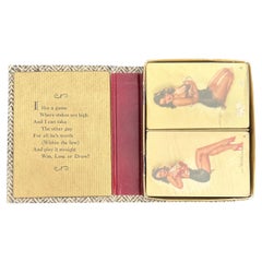 Jeu de cartes à jouer Pin-Up par Earl MacPherson, non ouvert, timbre IRS