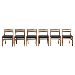 Vintage Set Of Six Borge Mogensen BM1 Chairs From Denmark, Circa 1970