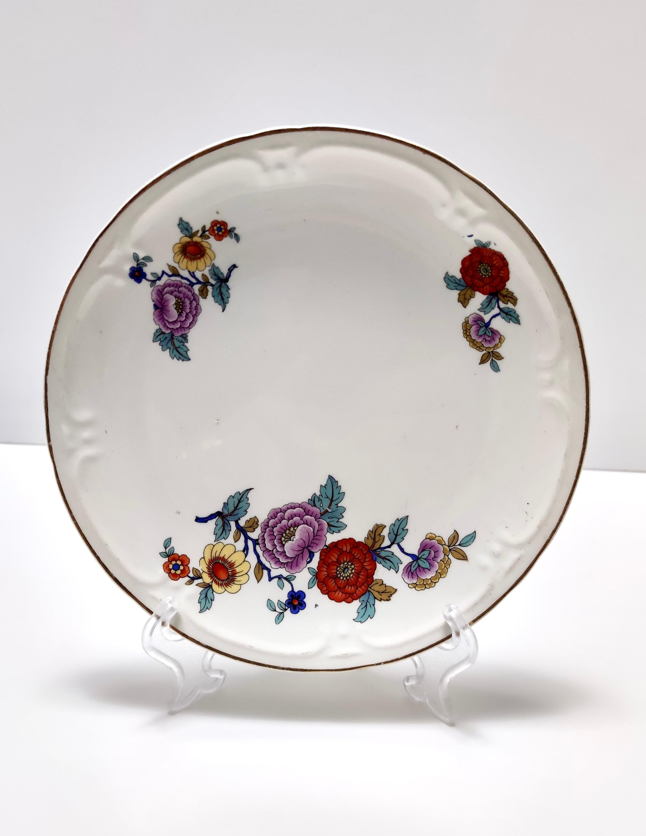 Italian Vintage Set of Six Dinner Plates by Guido Andlovitz for Laveno, Italy For Sale