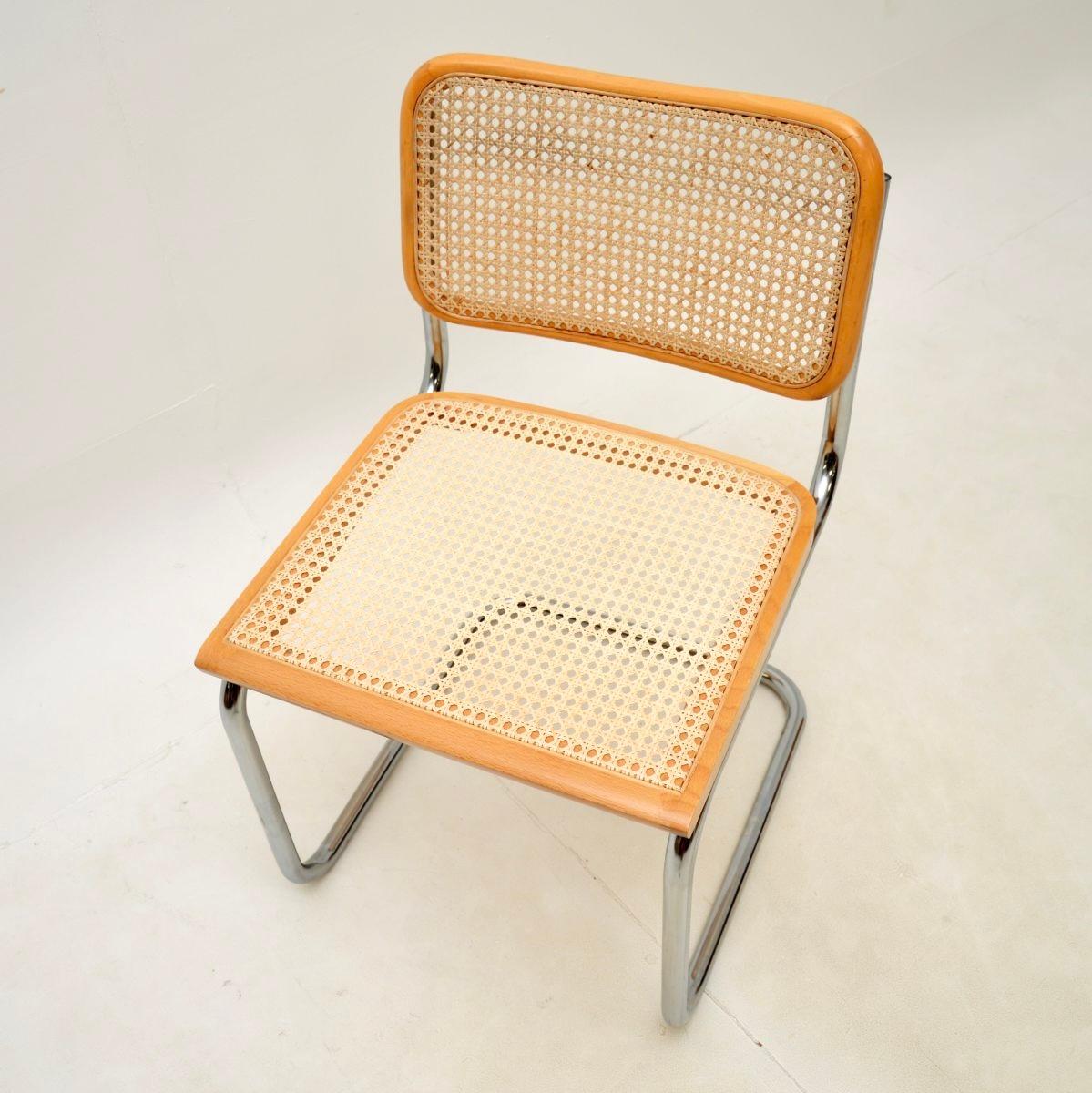 Vintage By Sechs italienische Cesca-Esszimmerstühle im Angebot 3
