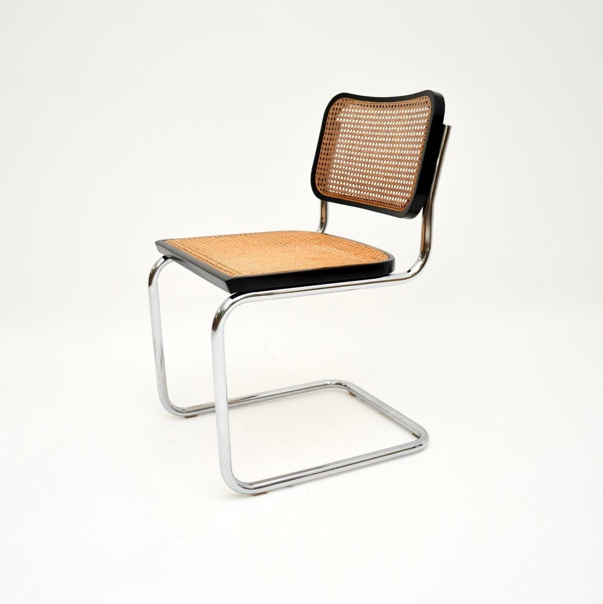 Vintage By Sechs italienische Cesca-Esszimmerstühle im Angebot 2