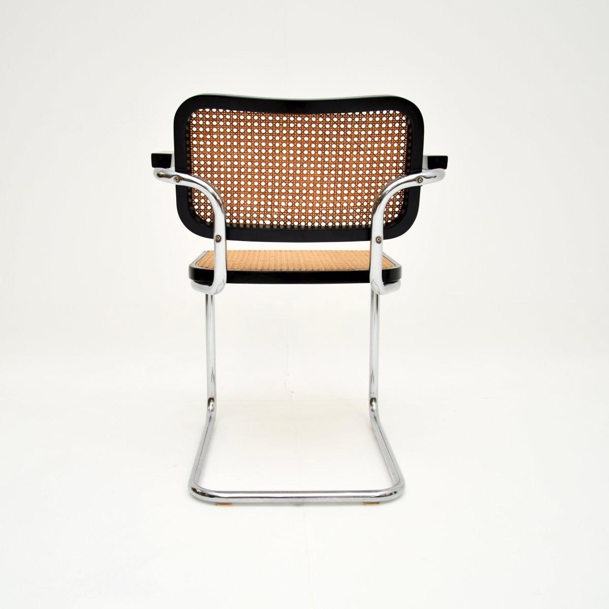 Vintage By Sechs italienische Cesca-Esszimmerstühle im Angebot 4