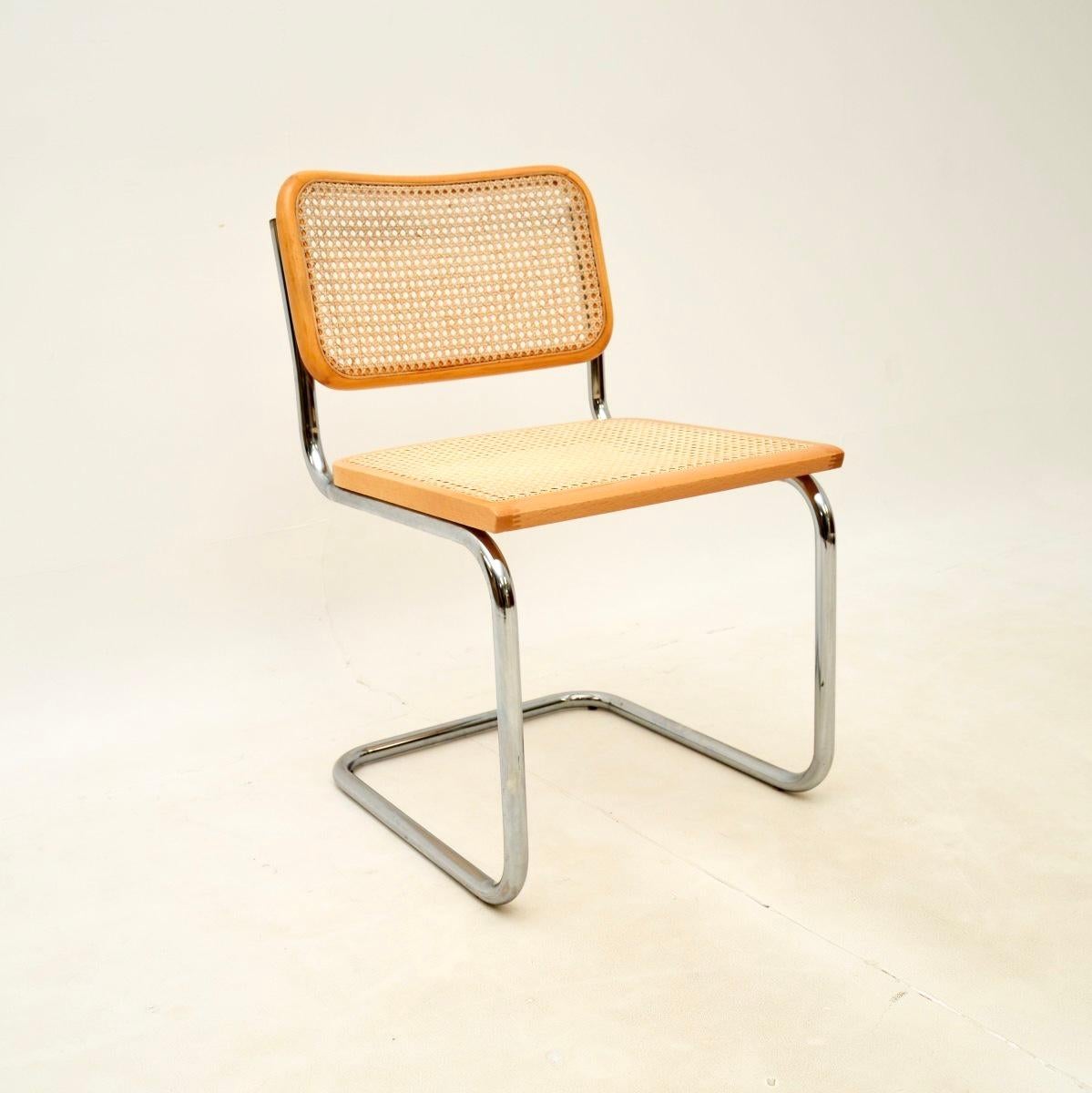 Vintage By Sechs italienische Cesca-Esszimmerstühle (Italienisch) im Angebot