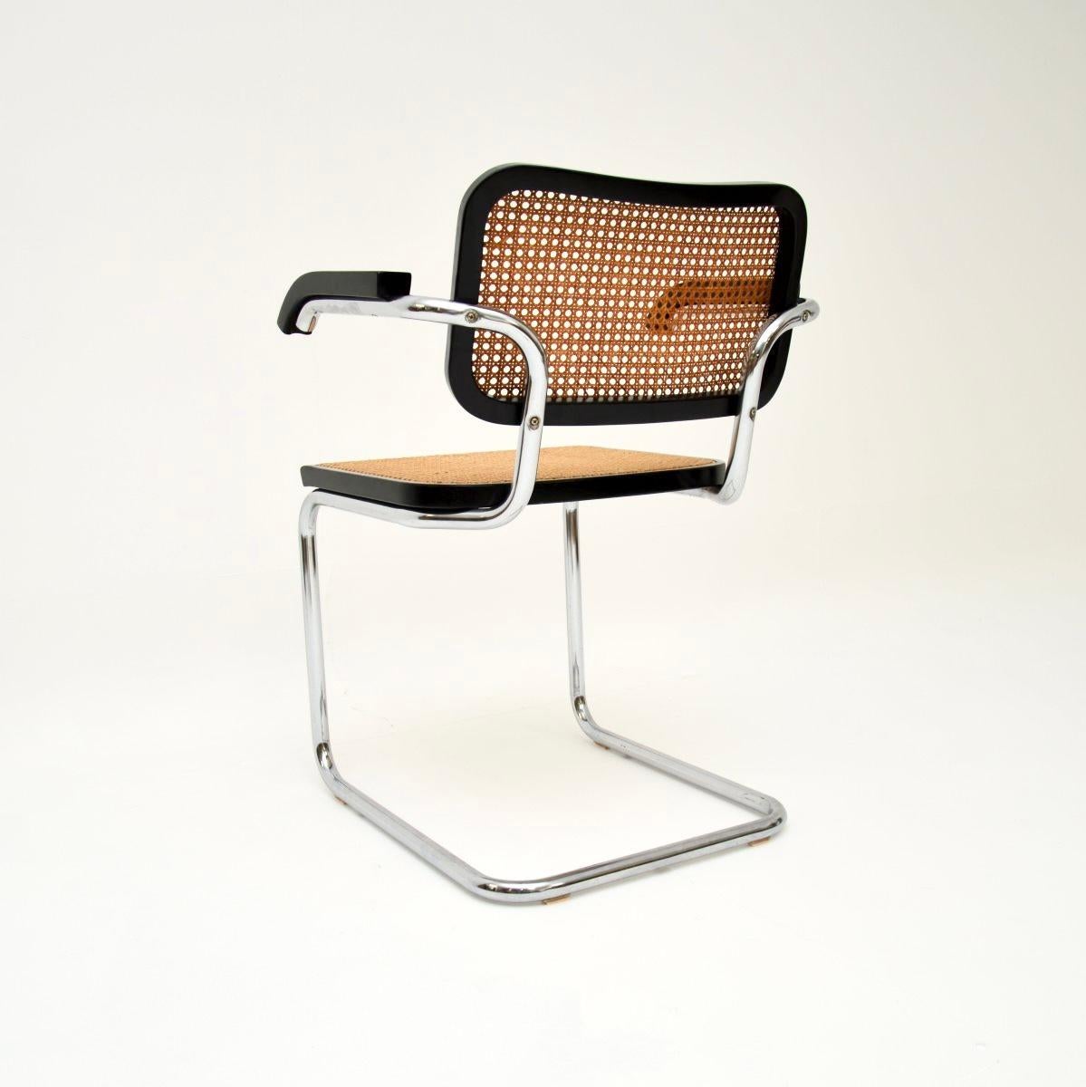 Vintage By Sechs italienische Cesca-Esszimmerstühle (Mitte des 20. Jahrhunderts) im Angebot