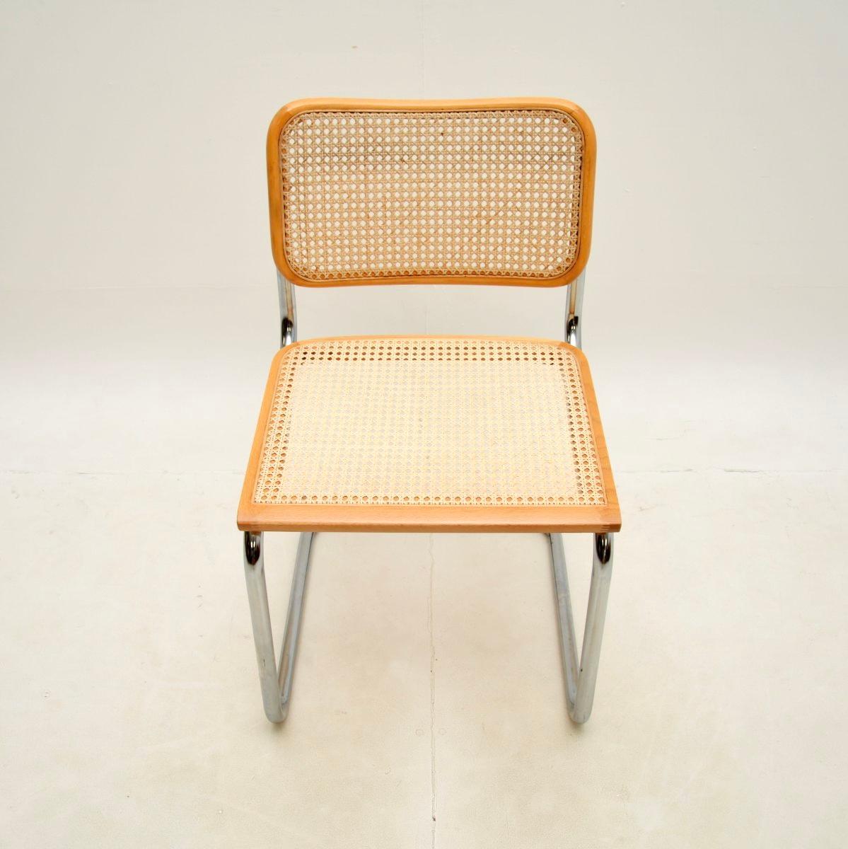 Vintage By Sechs italienische Cesca-Esszimmerstühle im Angebot 2