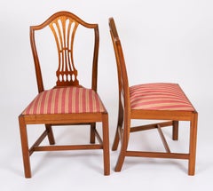 Vintage Ensemble de six chaises de salle à manger en acajou par William Tillman 20ème siècle