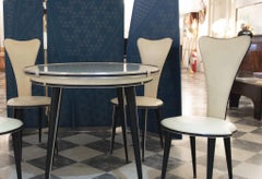 Vintage Set of Table and Chairs by Umberto Mascagni, 1960s