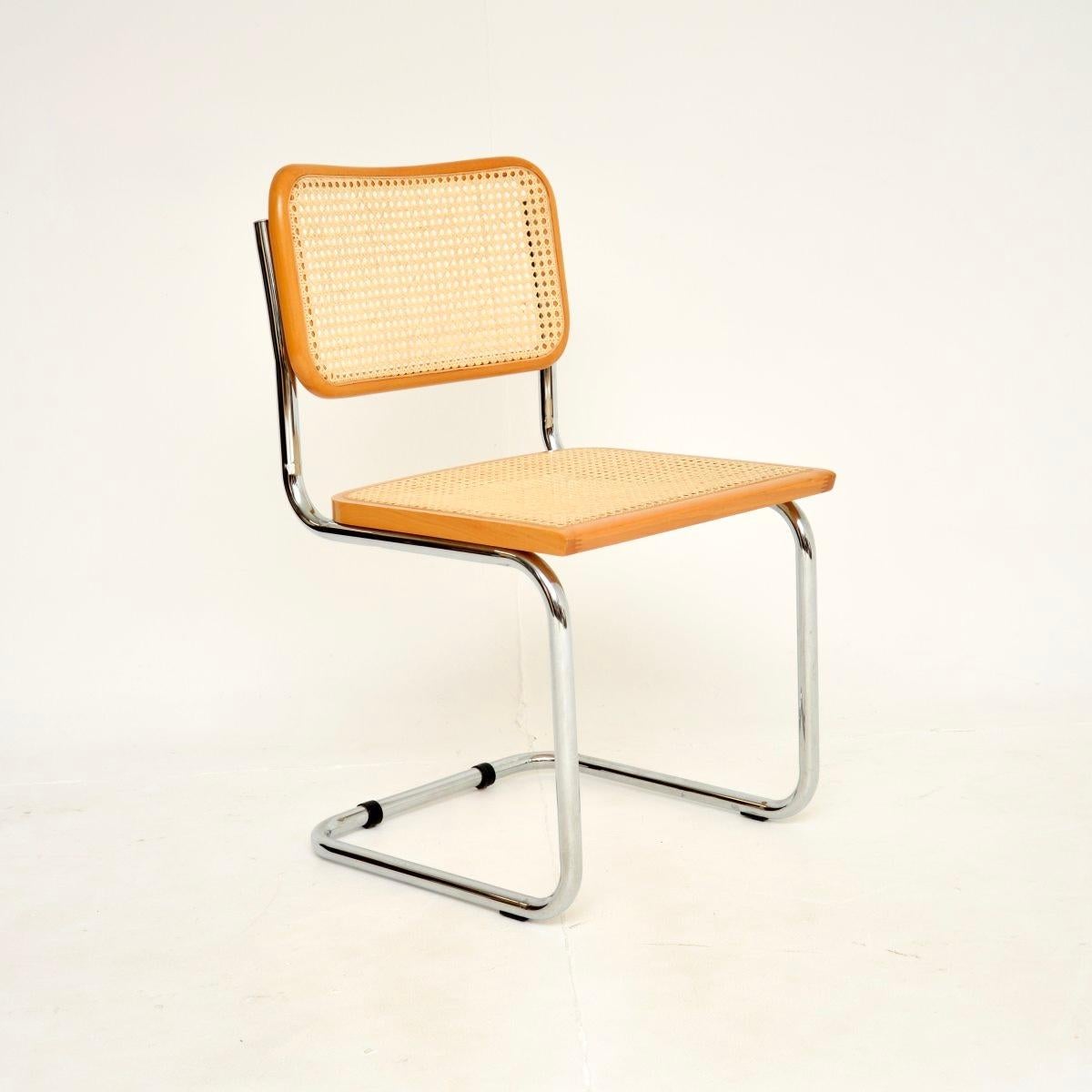 Vintage Set of Ten Italian Cesca Dining Chairs For Sale 4