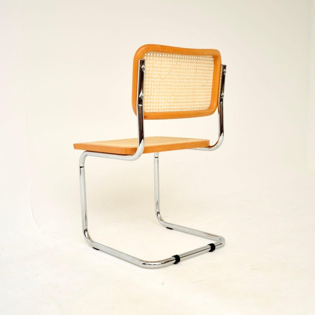 Vintage Set of Ten Italian Cesca Dining Chairs For Sale 6
