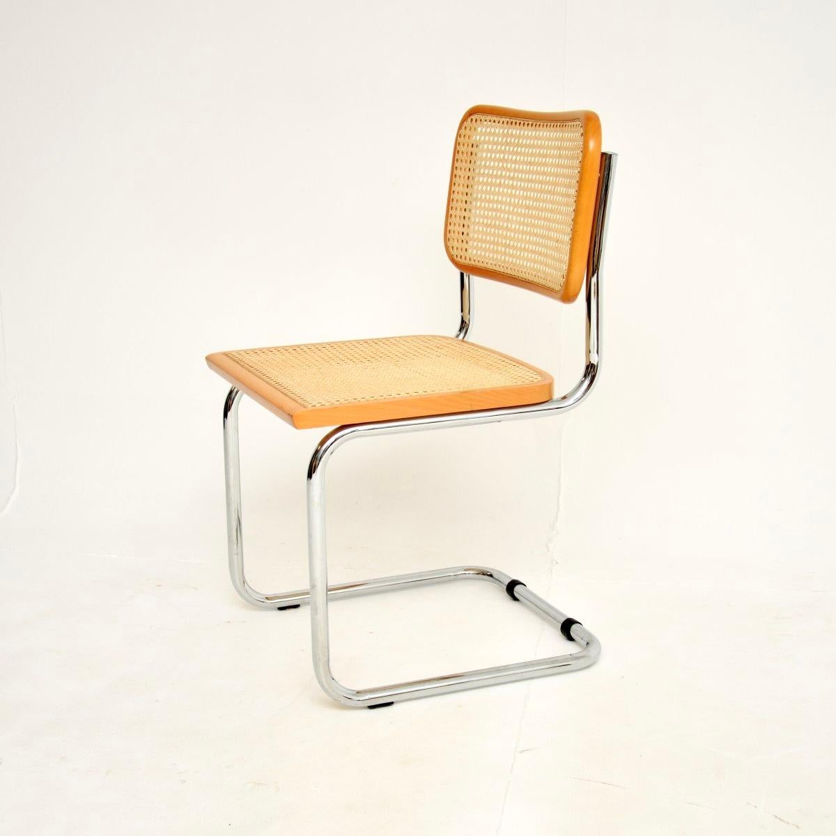 Vintage Set of Ten Italian Cesca Dining Chairs For Sale 3