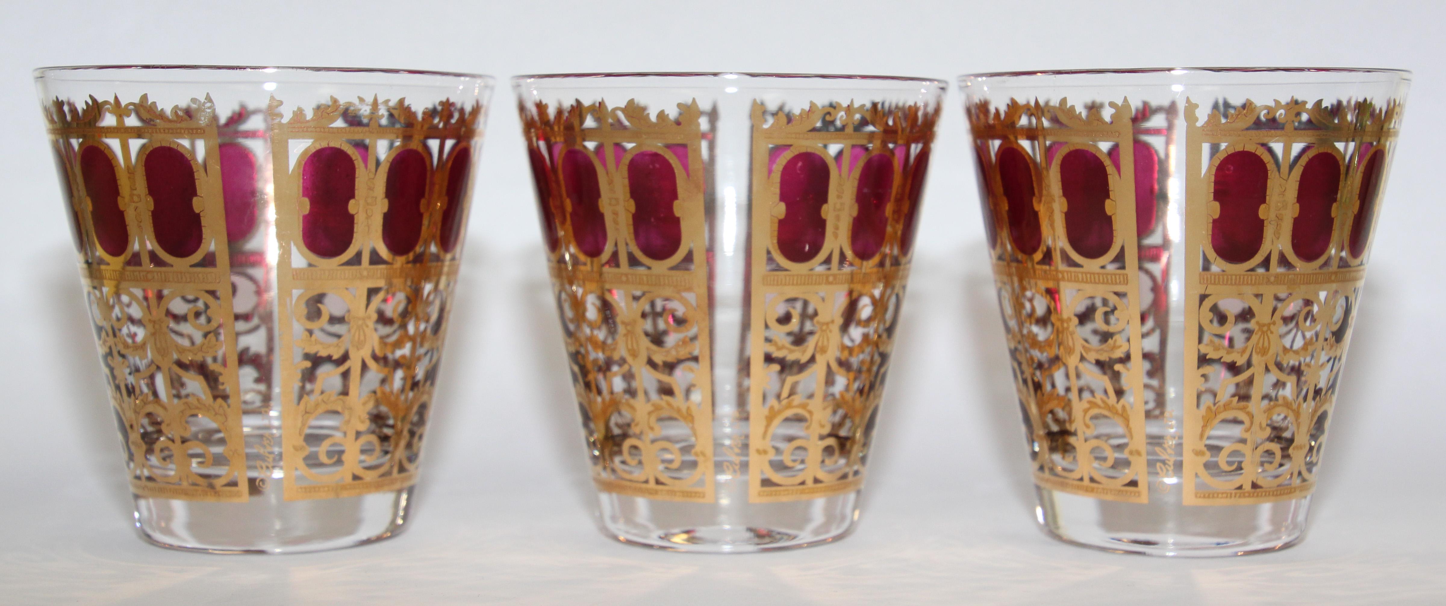 vintage culver glassware