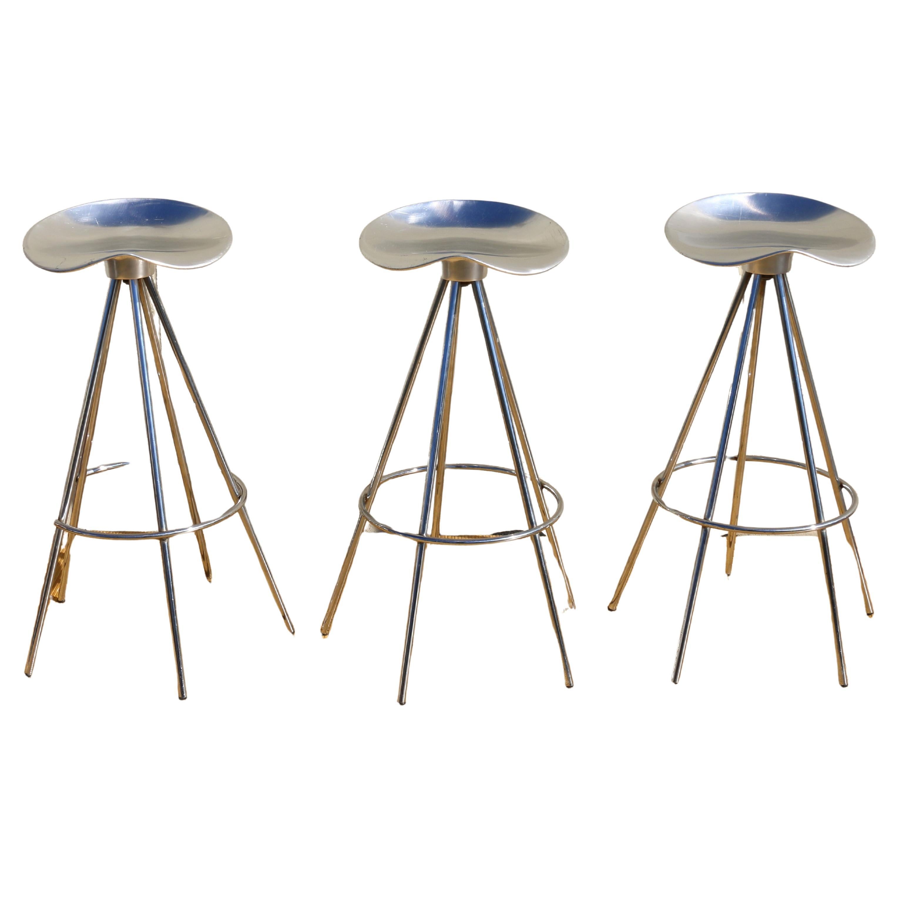 Vintage Set of Three Jamaica Bar Stools, 1970’s