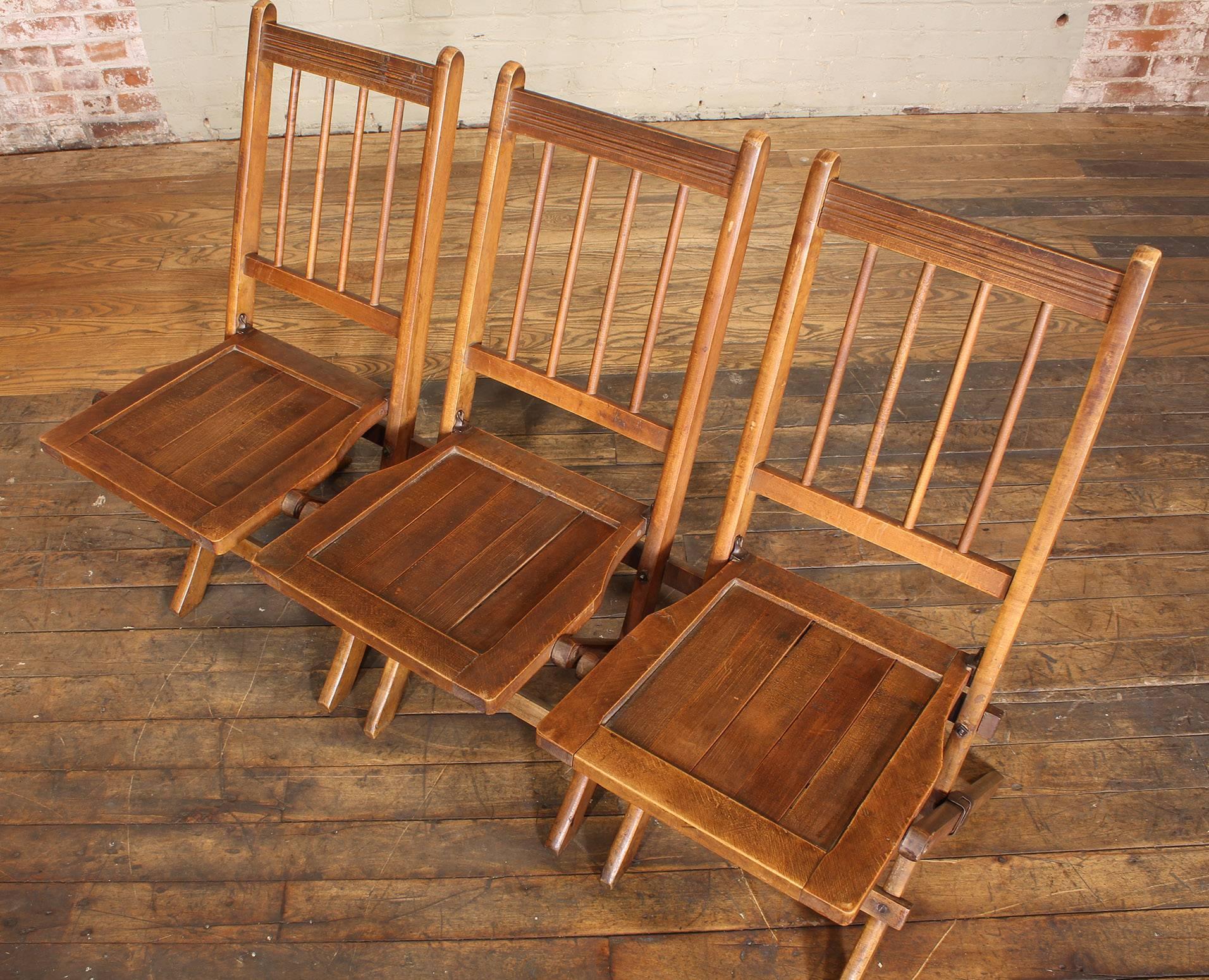 vintage folding stadium seats