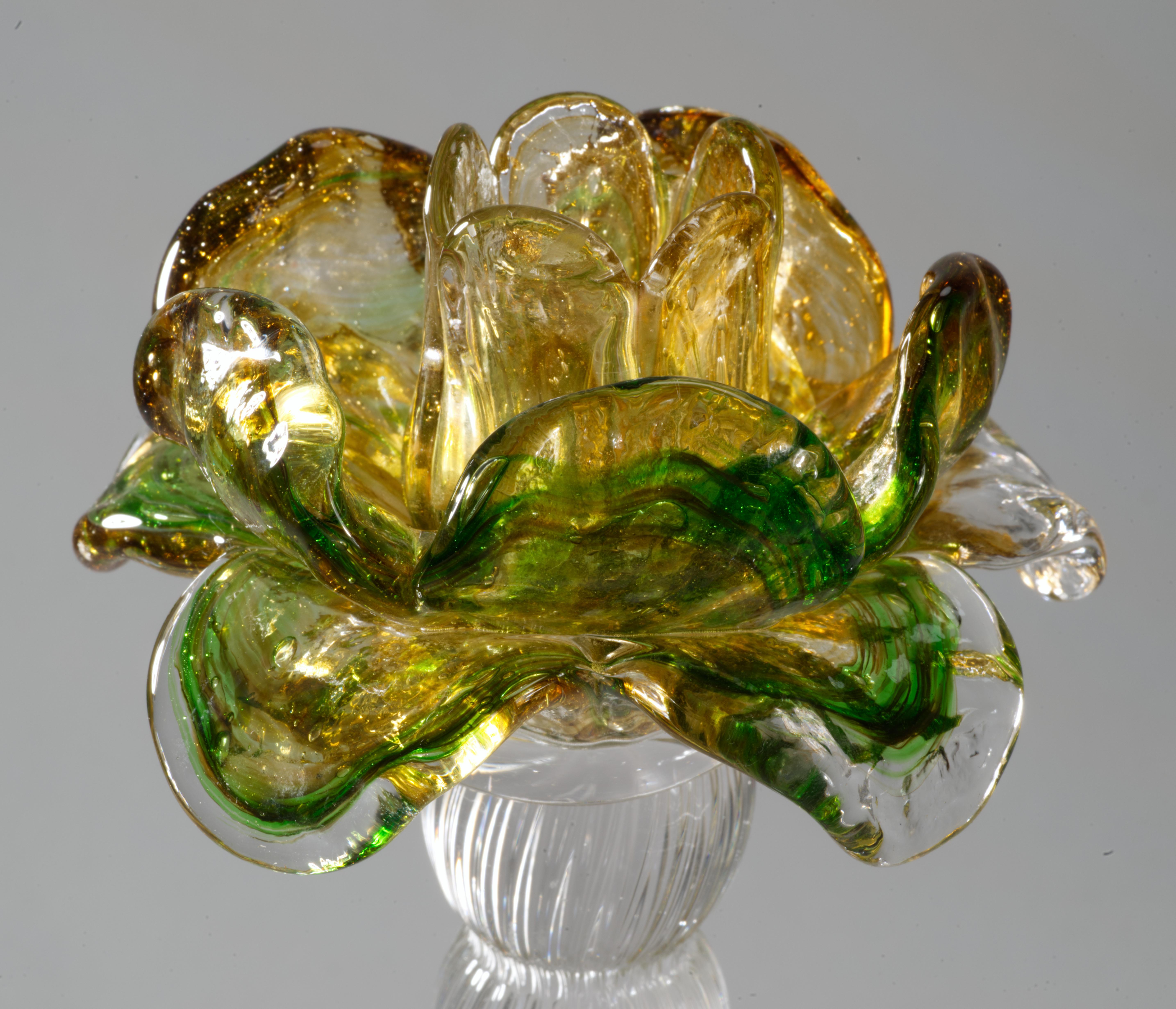 Set di candelabri in vetro di Murano e Venezia nello stile di Salviati in vendita 4