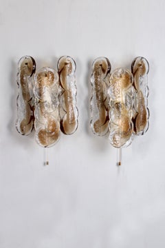Vintage Set of Wall Lamps Kalmar Franken KG, Model Citrus 1960s