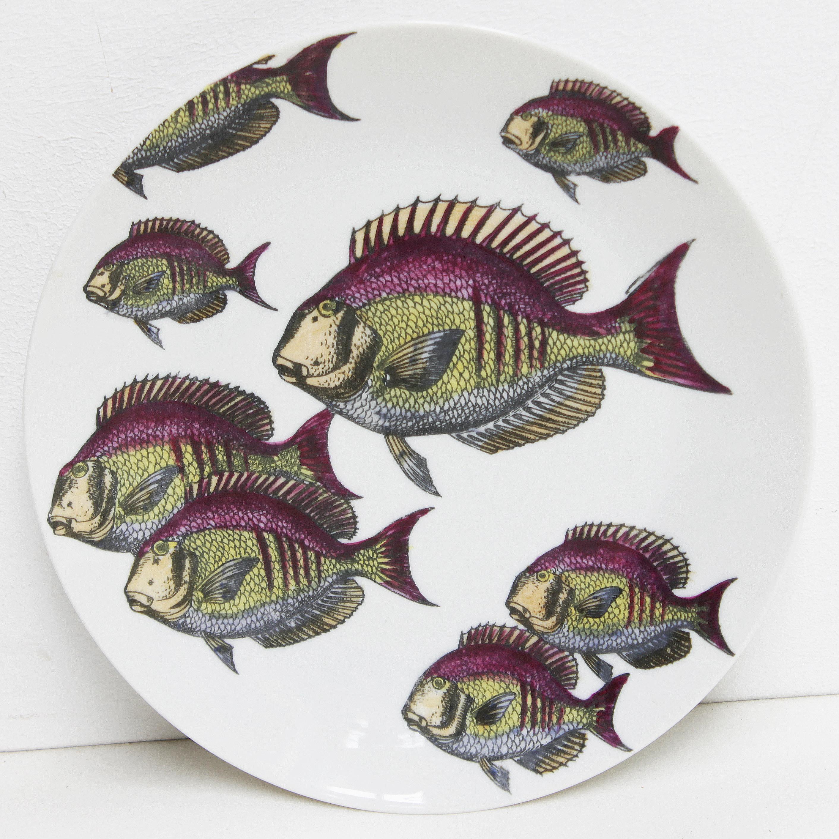 Porcelain Vintage Set 'Passata Di Pesce' by Piero Fornasetti, 1955 For Sale