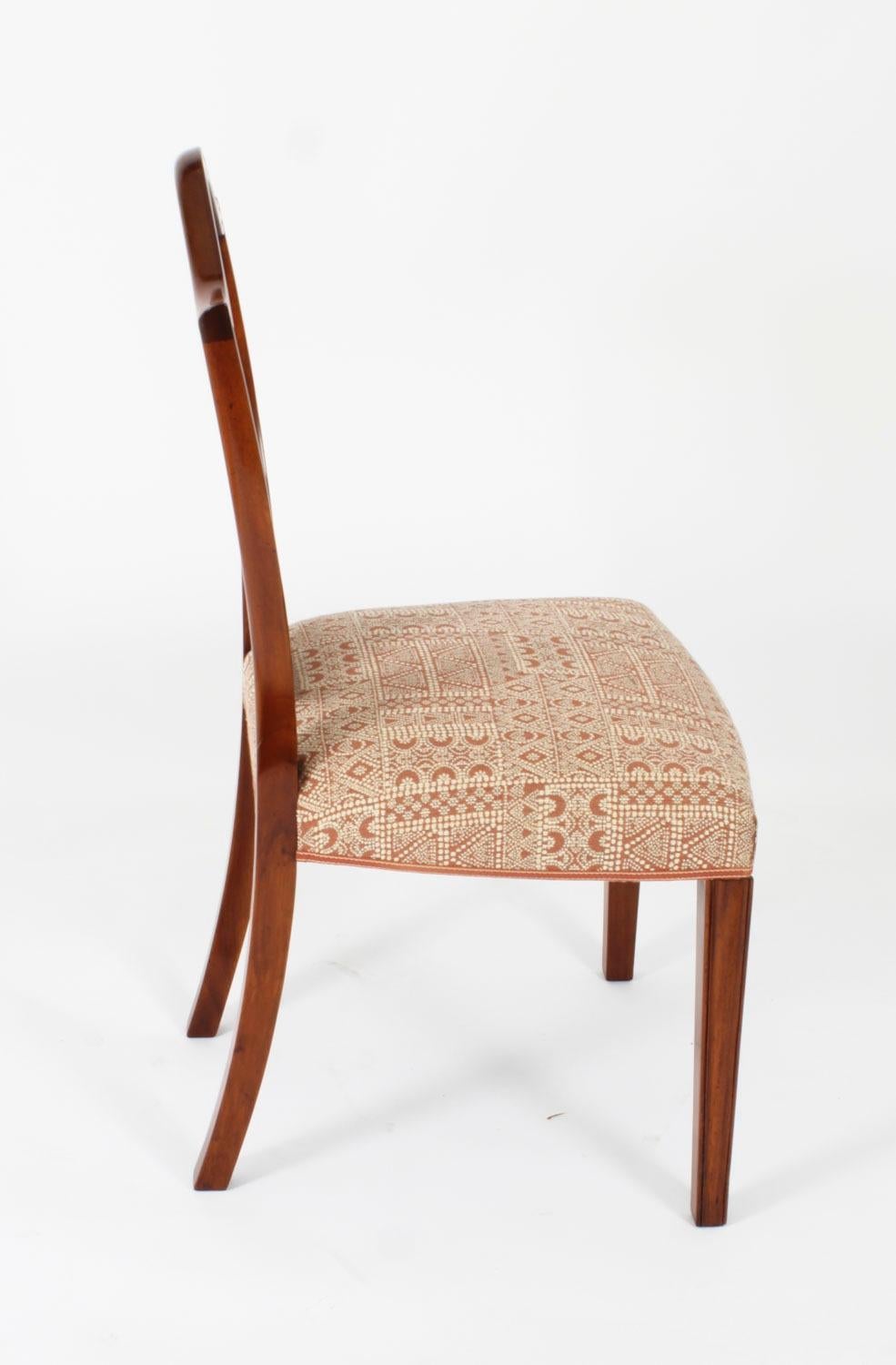 Vintage Set Ten Wheatsheaf Dining Chairs Brights Nettlebed 20th Century 9
