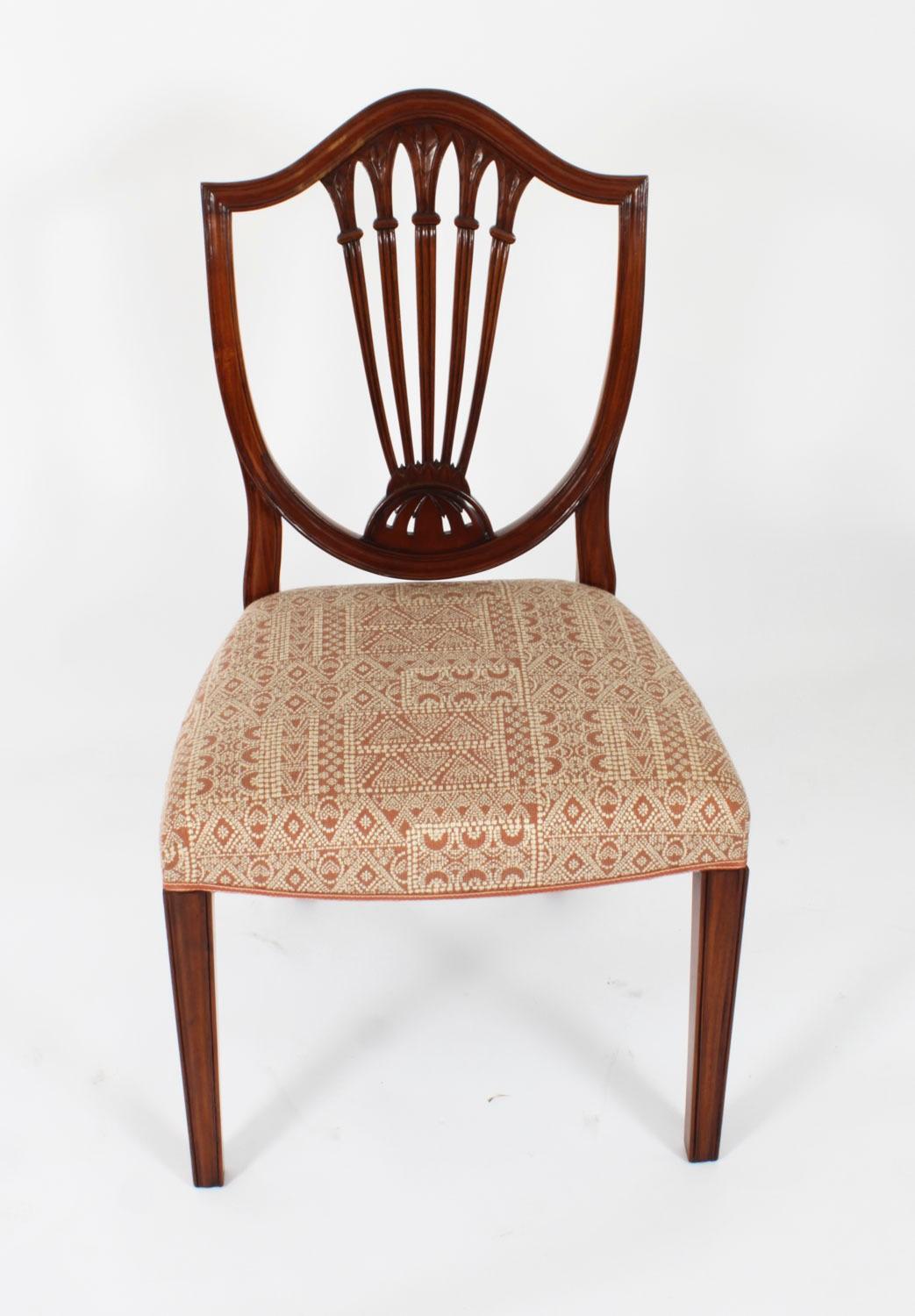 Vintage Set Ten Wheatsheaf Dining Chairs Brights Nettlebed 20th Century 13