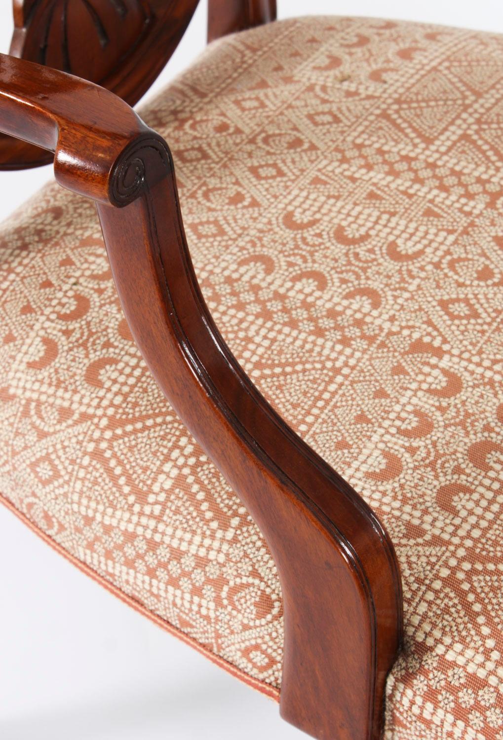 Vintage Set Ten Wheatsheaf Dining Chairs Brights Nettlebed 20th Century In Good Condition In London, GB