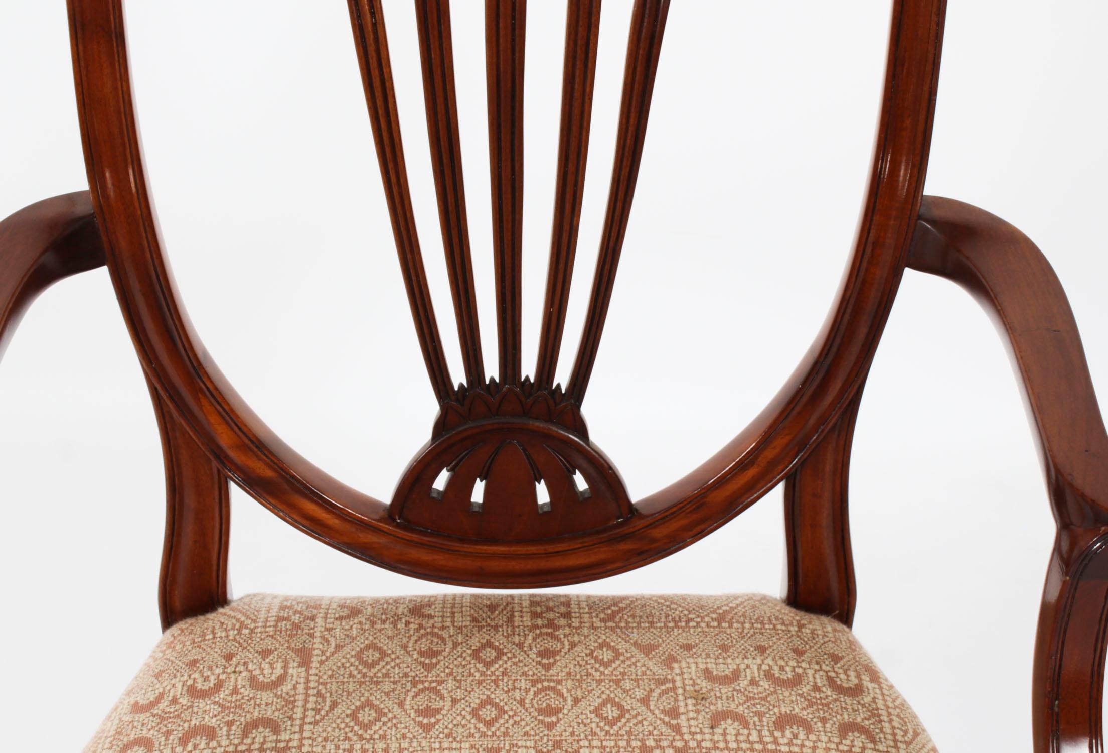 Vintage Set Ten Wheatsheaf Dining Chairs Brights Nettlebed 20th Century 4