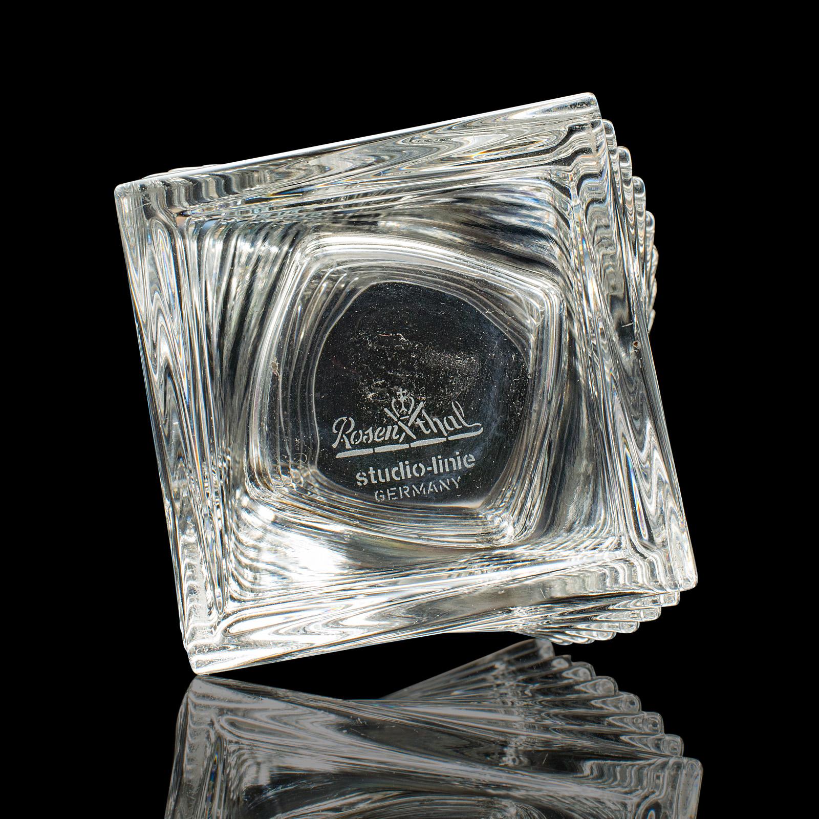Conjunto Vintage, Jarrón, Dúo Luz de Té, Alemán, Vidrio Artístico, Funda Floral, Circa 1970 en venta 1