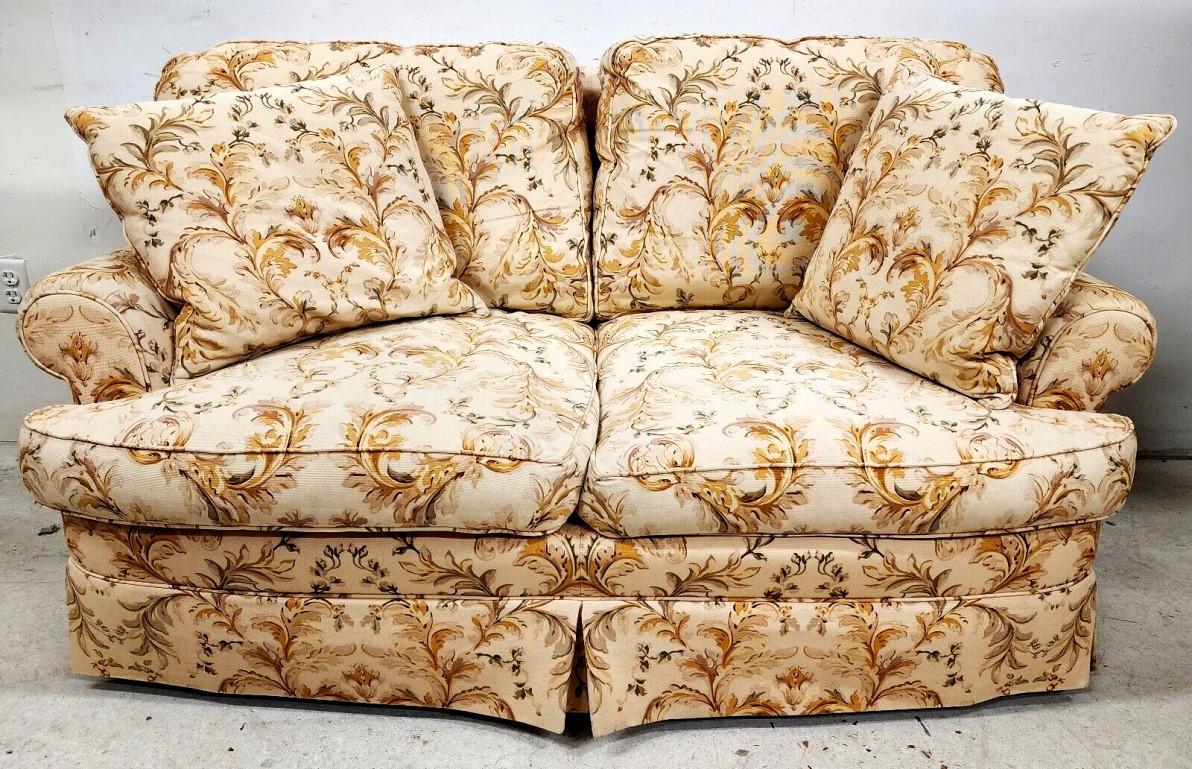 For FULL item description click on CONTINUE READING at the bottom of this page.

Offering One Of Our Recent Palm Beach Estate Fine Furniture Acquisitions Of A 
Vintage Settee Loveseat by RALPH LAUREN
Comes with 2 matching throw