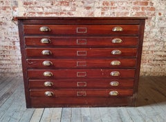 Vintage Seven Drawer Flat File