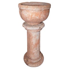 Used Sevilla Stone Planter with Pedestal