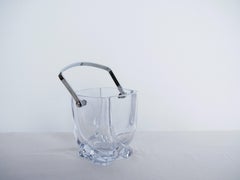 Vintage Sèvres crystal ice bucket, France