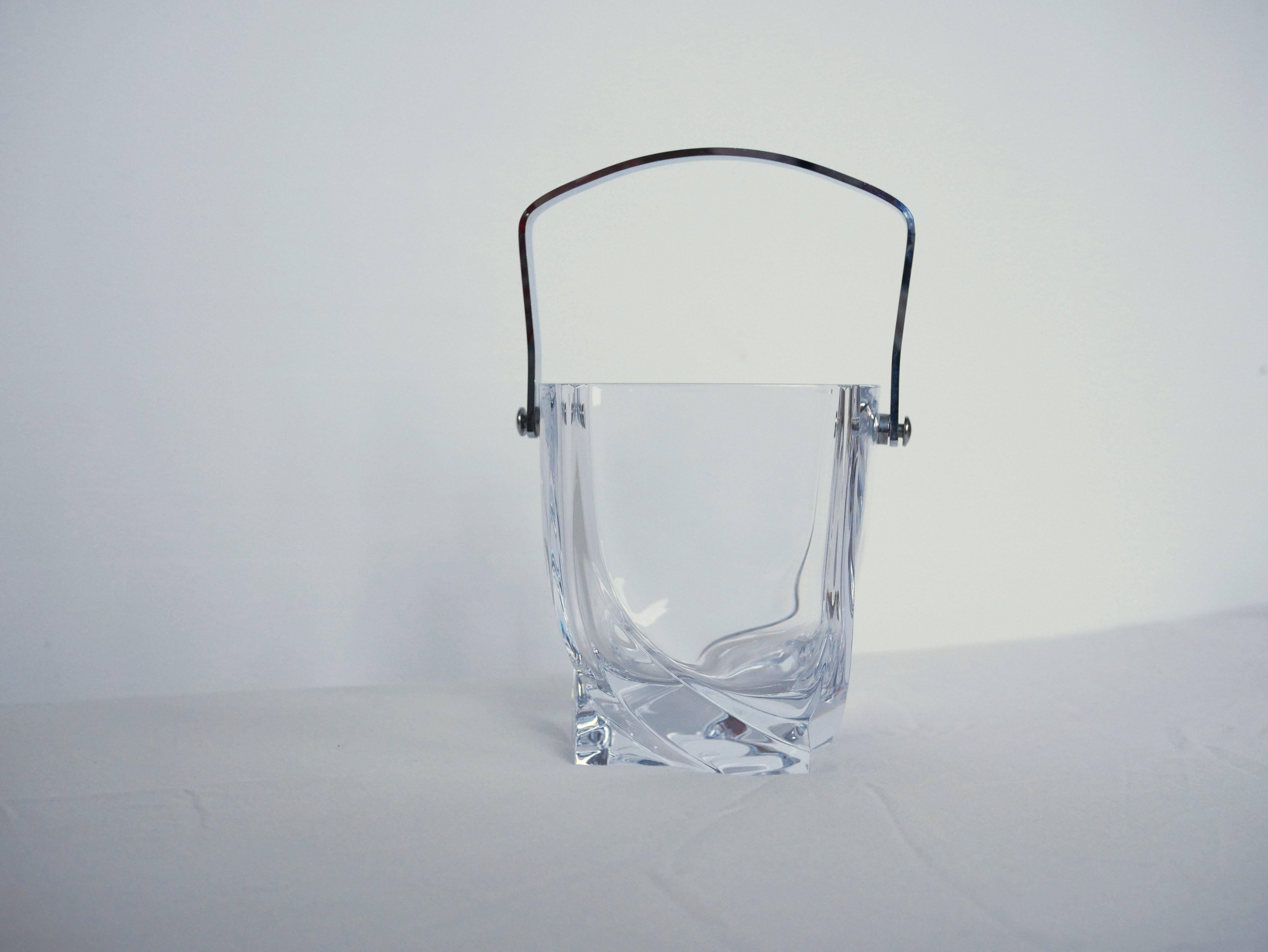 Cubitera vintage de cristal de Sèvres, Francia Francés en venta