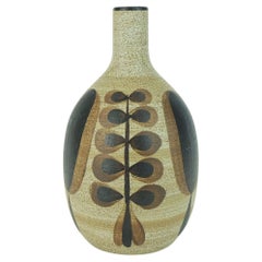 vintage sgrafo ceramic VASE sgrafo modern peter mueller 1970s model 1976