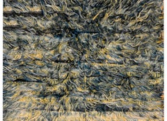 Vintage Shaggy Turkish Tulu Rug